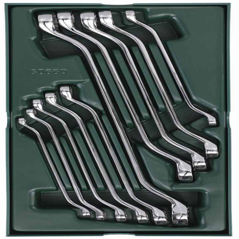 世达工具托组套-10件全抛光双梅花扳手