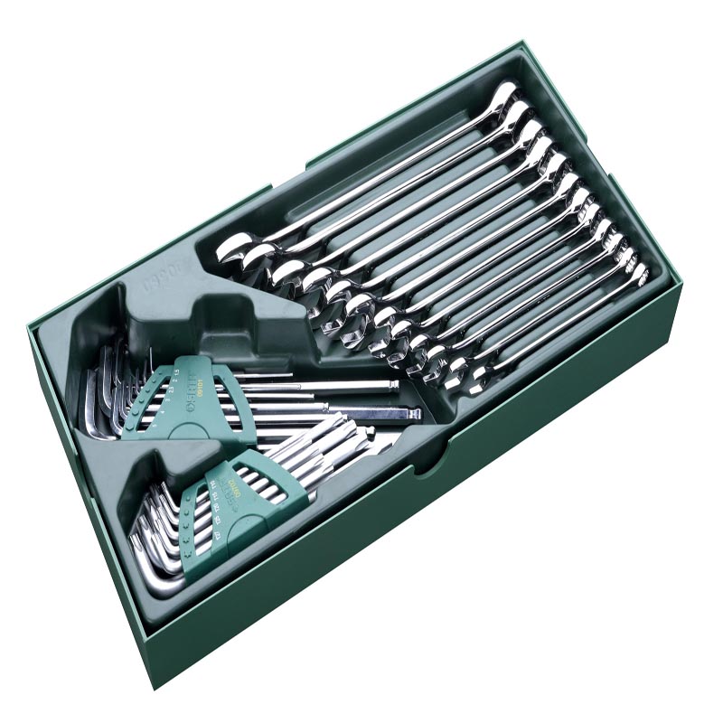 世达工具托组套-30件两用扳手及内六角扳手