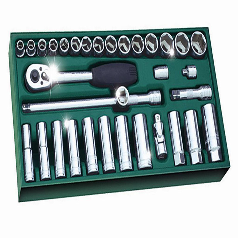 世达工具托组套-33件10MM系列套筒