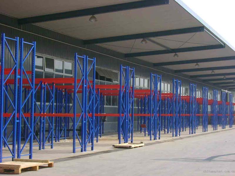 二层重型横梁式货架